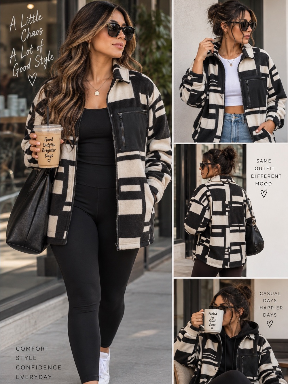 Faux Sherling Trucker Jacket - Picture 1 of 3